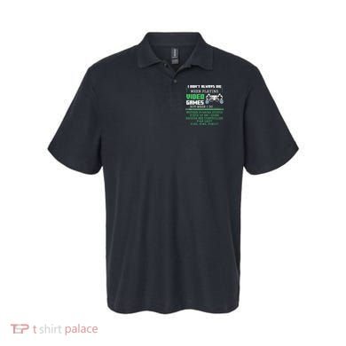 I Don't Always Die When Playing Video Games Controller Gamer Polo
