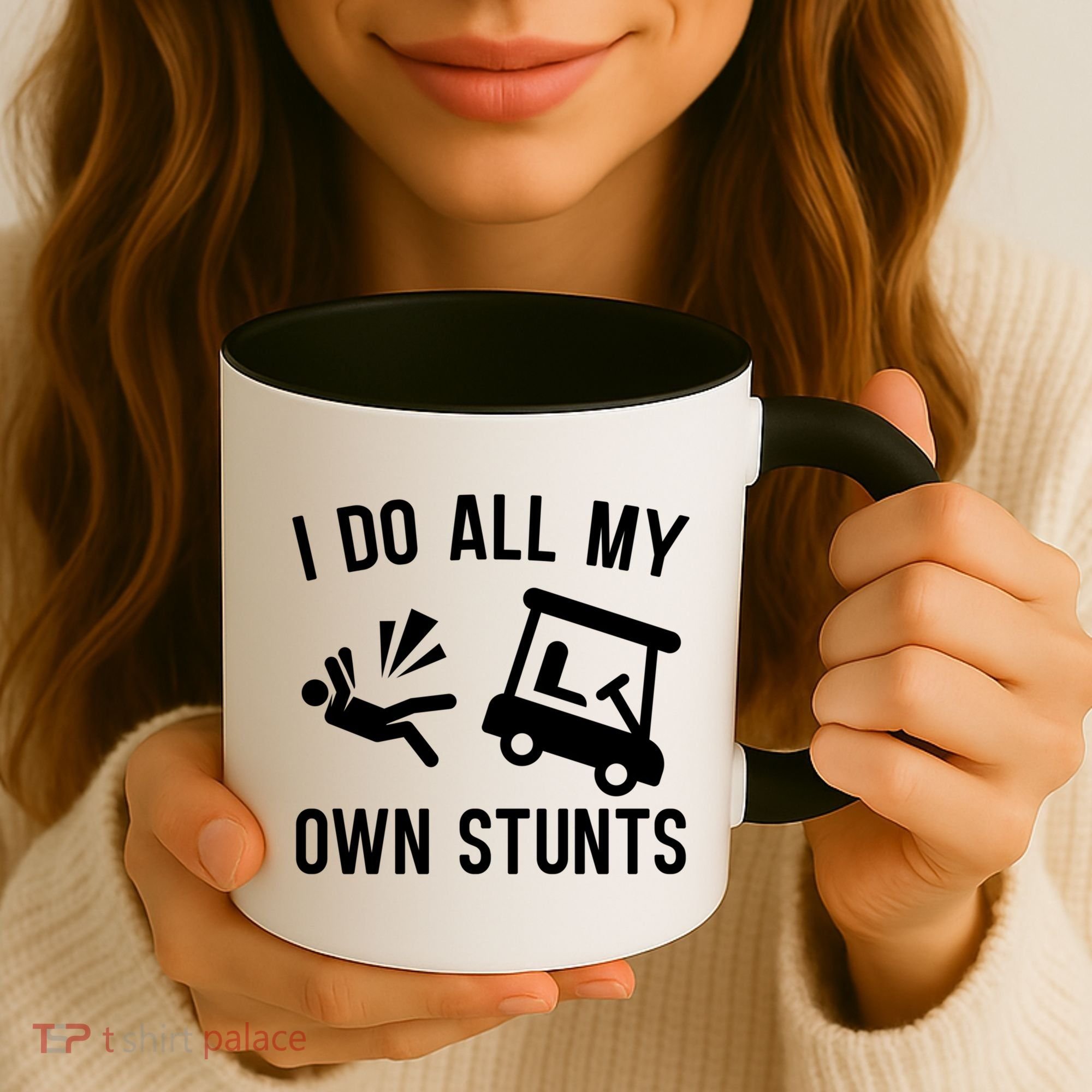 I Do All My Own Stunts For Golfers Gift Coffee Mug
