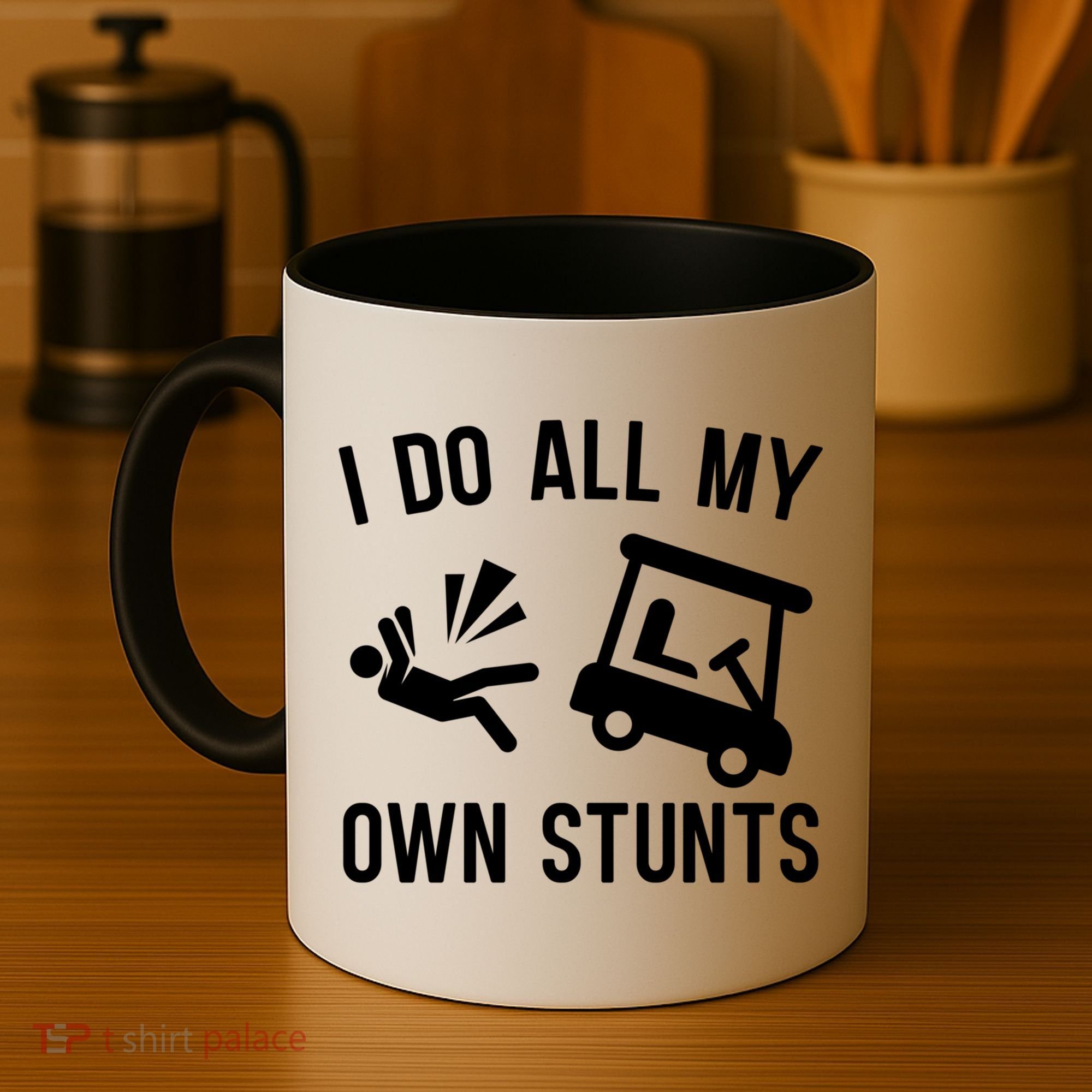 I Do All My Own Stunts For Golfers Gift Coffee Mug