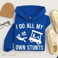 I Do All My Own Stunts For Golfers Gift Hoodie thumb 4