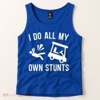 I Do All My Own Stunts For Golfers Gift Tank Top thumb 2