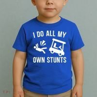 I Do All My Own Stunts For Golfers Gift Toddler T-Shirt thumb 2