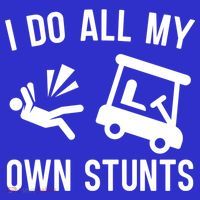 I Do All My Own Stunts For Golfers Gift Kids Sweatshirt thumb 2
