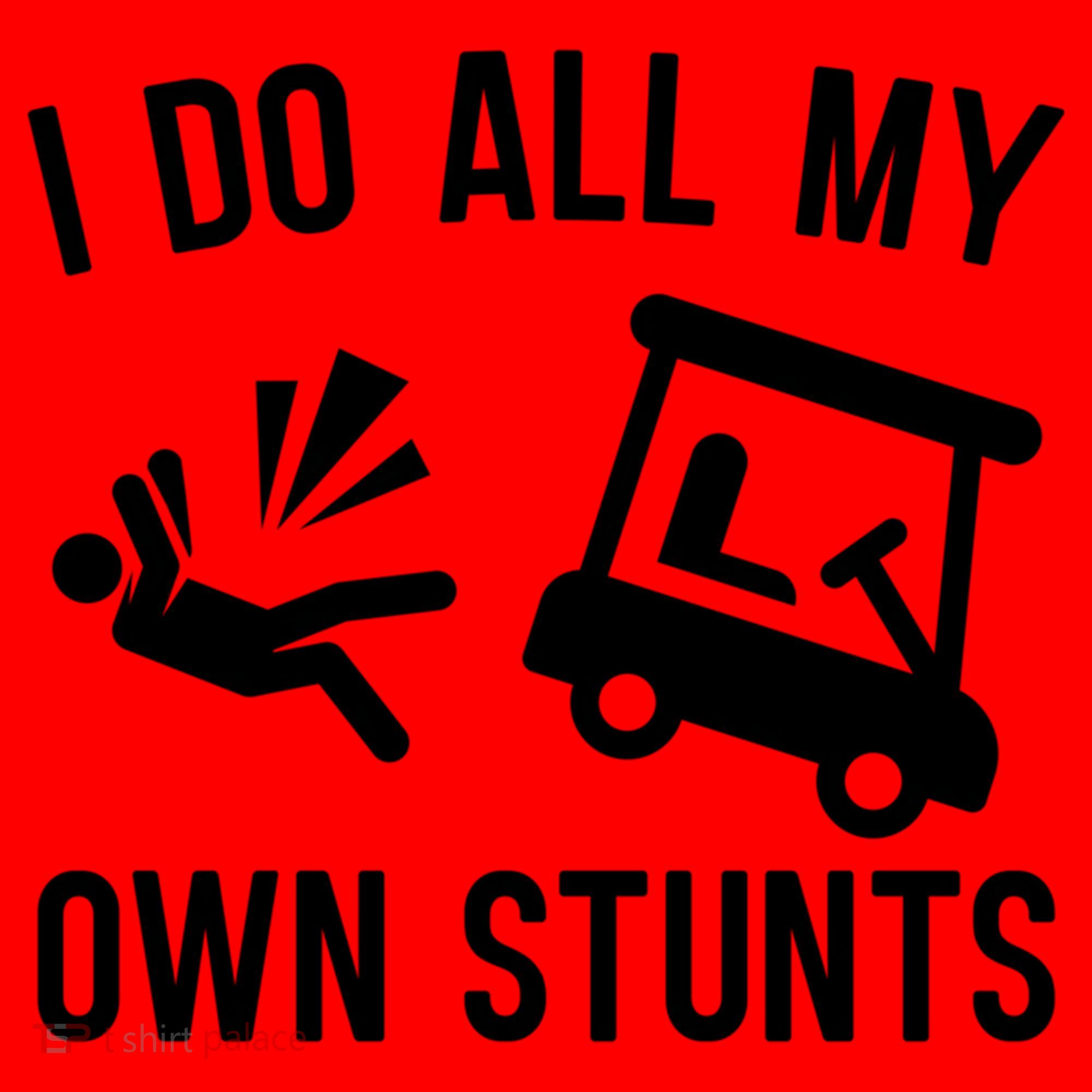 I Do All My Own Stunts For Golfers Gift Santa Hat