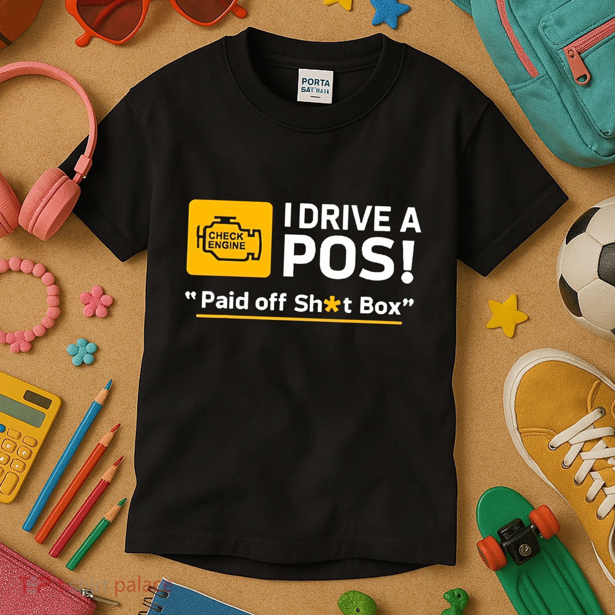 I Drive A Pos Paid Off Sht Box Kids T-Shirt