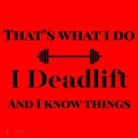 I Deadlift And I Know Things. Funny Powerlifting Weight Lift Gift Santa Hat thumb 1