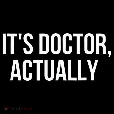 It's Doctor Actually Funny PHD Stripe Pom Pom Beanie