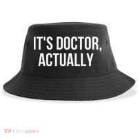It's Doctor Actually Funny PHD Sustainable Bucket Hat thumb 0