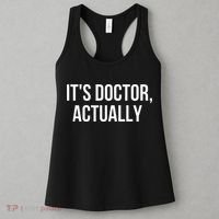 It's Doctor Actually Funny PHD Women's Tank Top thumb 3