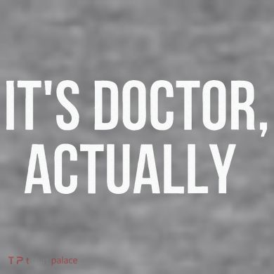 It's Doctor Actually Funny PHD Women's Racerback Cropped Tank