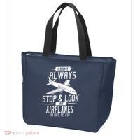 I DonT Always Stop And Look At Airplanes Tote Bag thumb 3
