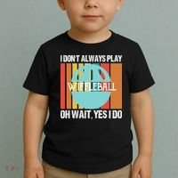 I Don't Always Play WiffleBall Oh Wait Toddler T-Shirt thumb 2