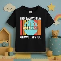 I Don't Always Play WiffleBall Oh Wait Toddler T-Shirt thumb 3