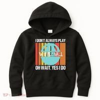 I Don't Always Play WiffleBall Oh Wait Kids Hoodie thumb 0