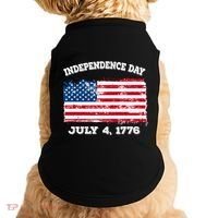 Independence Day American Flag Patriotic 1776 We The People Doggie Tank thumb 0