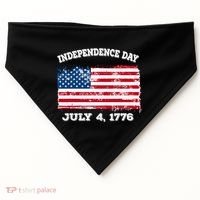 Independence Day American Flag Patriotic 1776 We The People USA-Made Doggie Bandana thumb 0