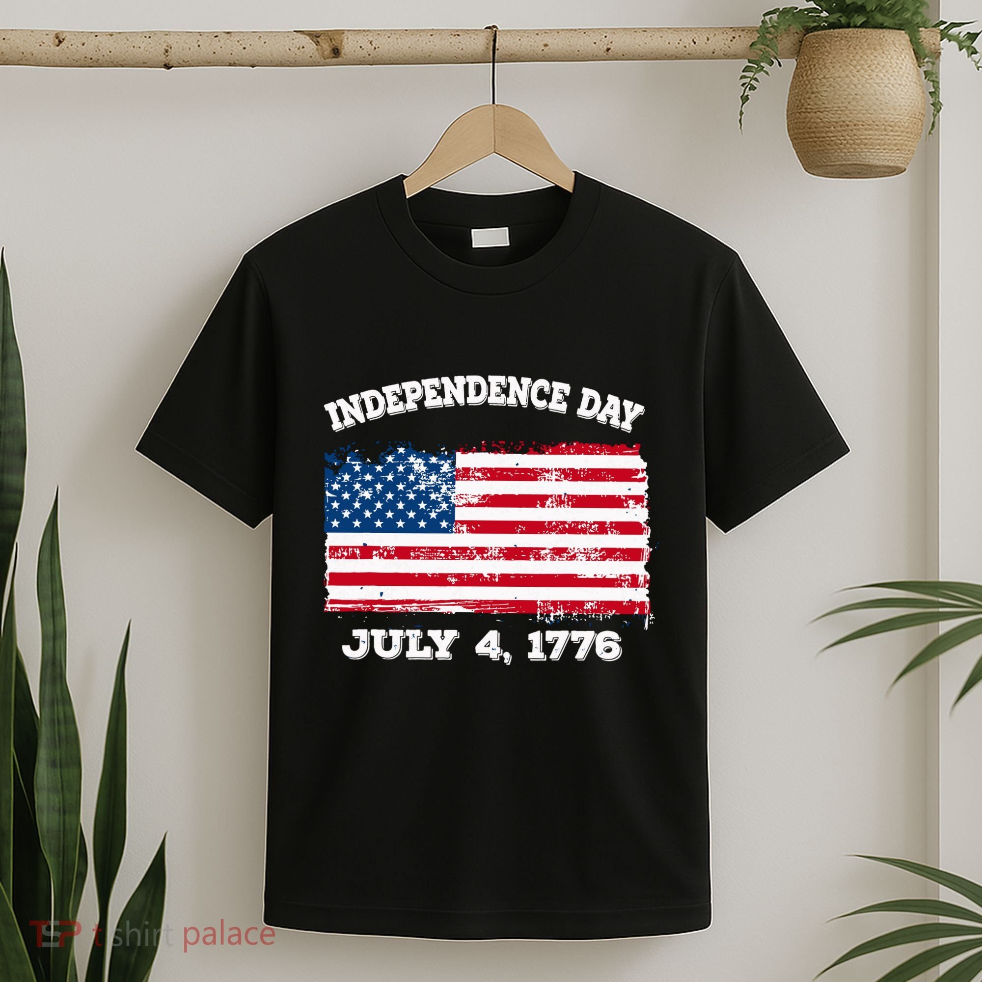 Independence Day American Flag Patriotic 1776 We The People T-Shirt