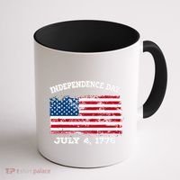 Independence Day American Flag Patriotic 1776 We The People Coffee Mug thumb 1