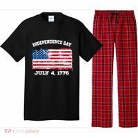 Independence Day American Flag Patriotic 1776 We The People Pajama Set thumb 0