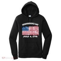 Independence Day American Flag Patriotic 1776 We The People Women's Hoodie thumb 0