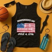 Independence Day American Flag Patriotic 1776 We The People Tank Top thumb 4