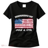 Independence Day American Flag Patriotic 1776 We The People Women's T-Shirt thumb 0