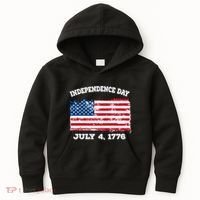 Independence Day American Flag Patriotic 1776 We The People Kids Hoodie thumb 0