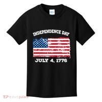 Independence Day American Flag Patriotic 1776 We The People Kids T-Shirt thumb 0
