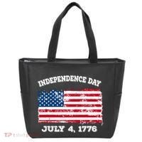 Independence Day American Flag Patriotic 1776 We The People Tote Bag thumb 0