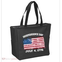 Independence Day American Flag Patriotic 1776 We The People Tote Bag thumb 2