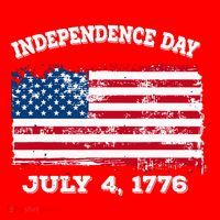 Independence Day American Flag Patriotic 1776 We The People Santa Hat thumb 1