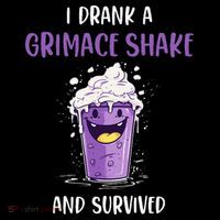 I drank a grimace shake and survived Long Sleeve Shirt thumb 2