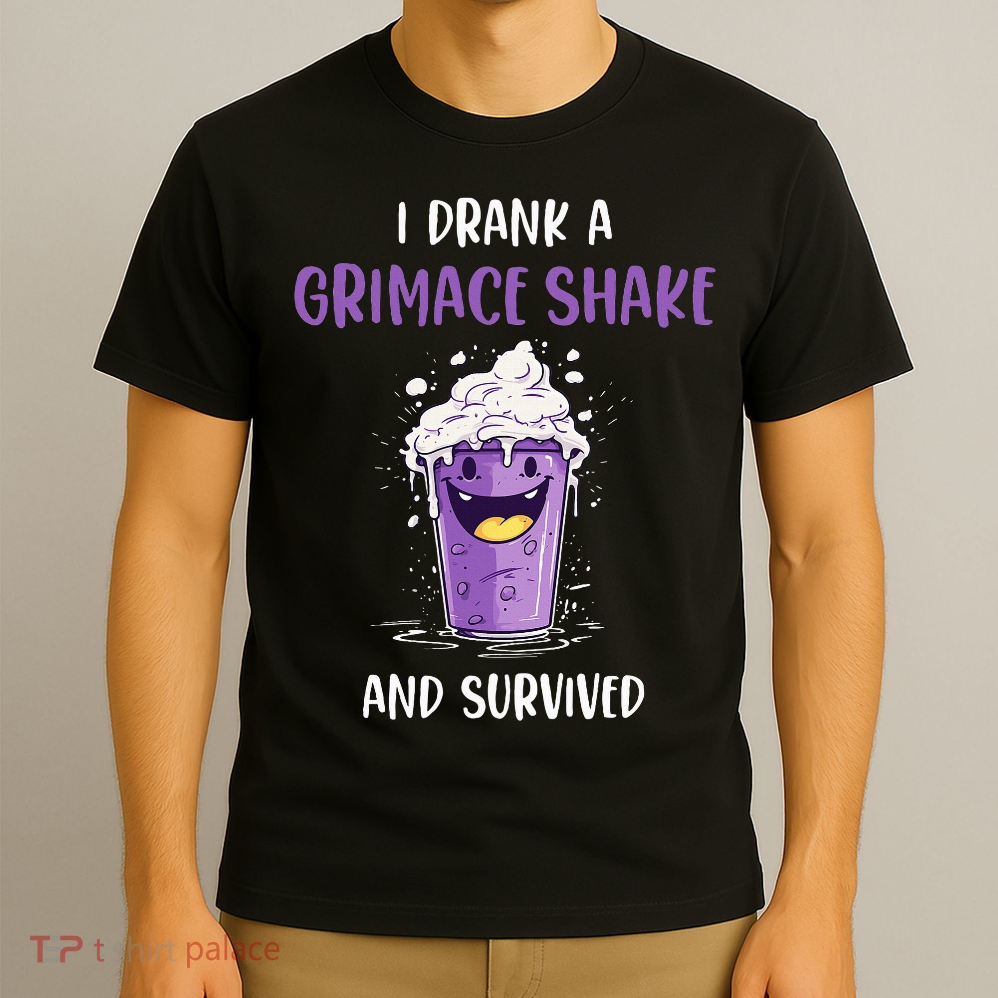 I drank a grimace shake and survived T-Shirt
