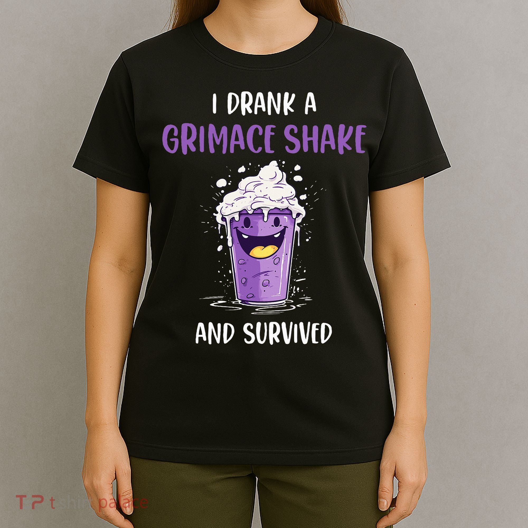 I drank a grimace shake and survived T-Shirt