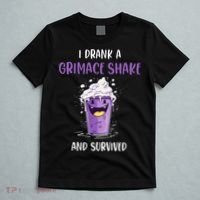I drank a grimace shake and survived T-Shirt thumb 5