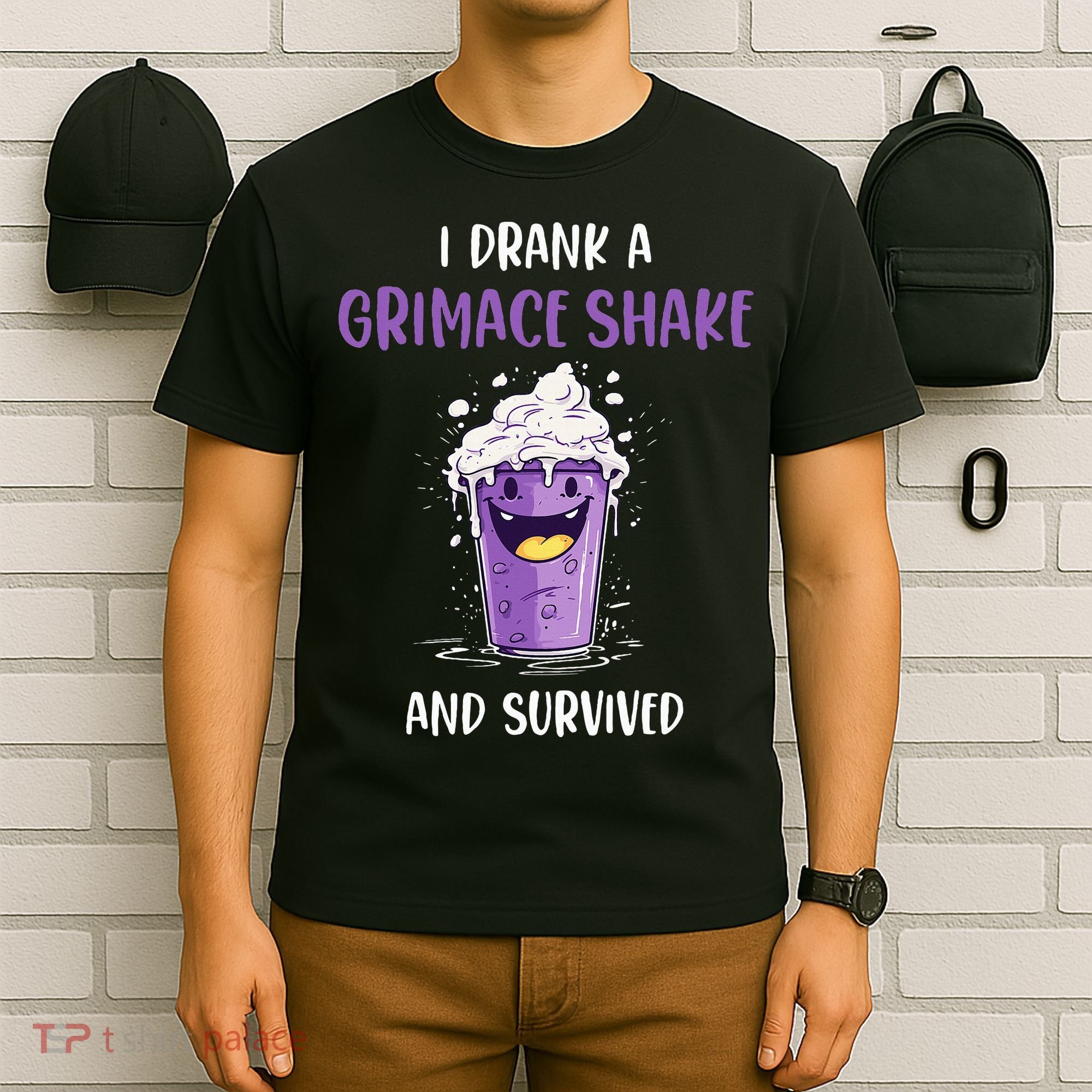 I drank a grimace shake and survived T-Shirt