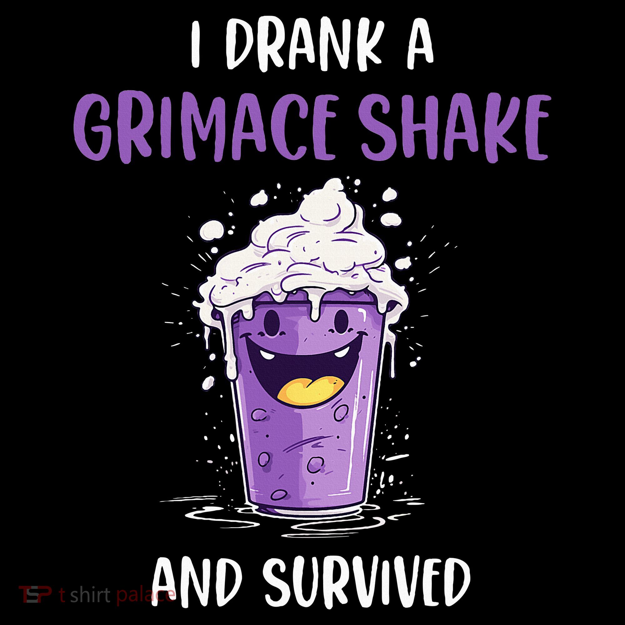 I drank a grimace shake and survived Women's Long Sleeve Shirt