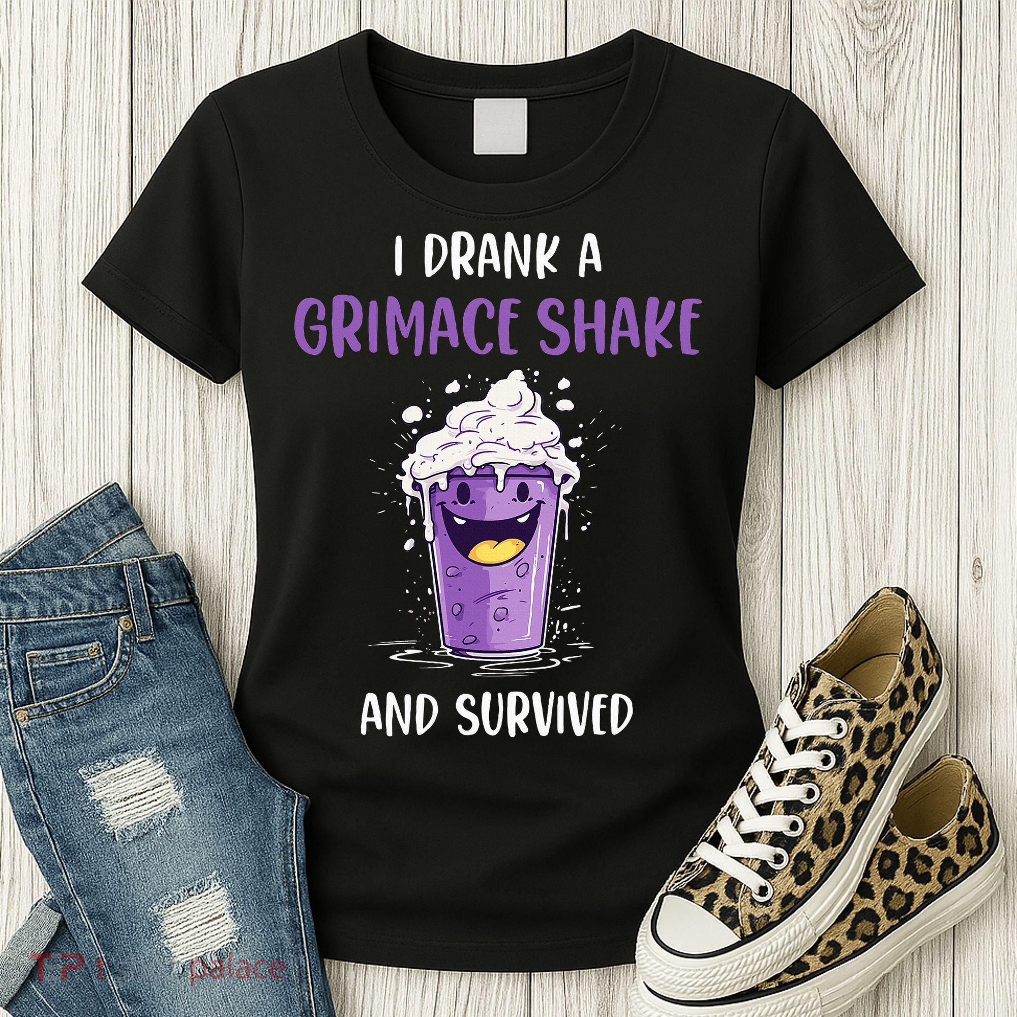 I drank a grimace shake and survived Women's T-Shirt