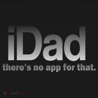 IDad There's No App For That Funny Kids Long Sleeve Shirt thumb 2
