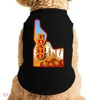 Idaho Potatoes State Outline Doggie Tank thumb 0