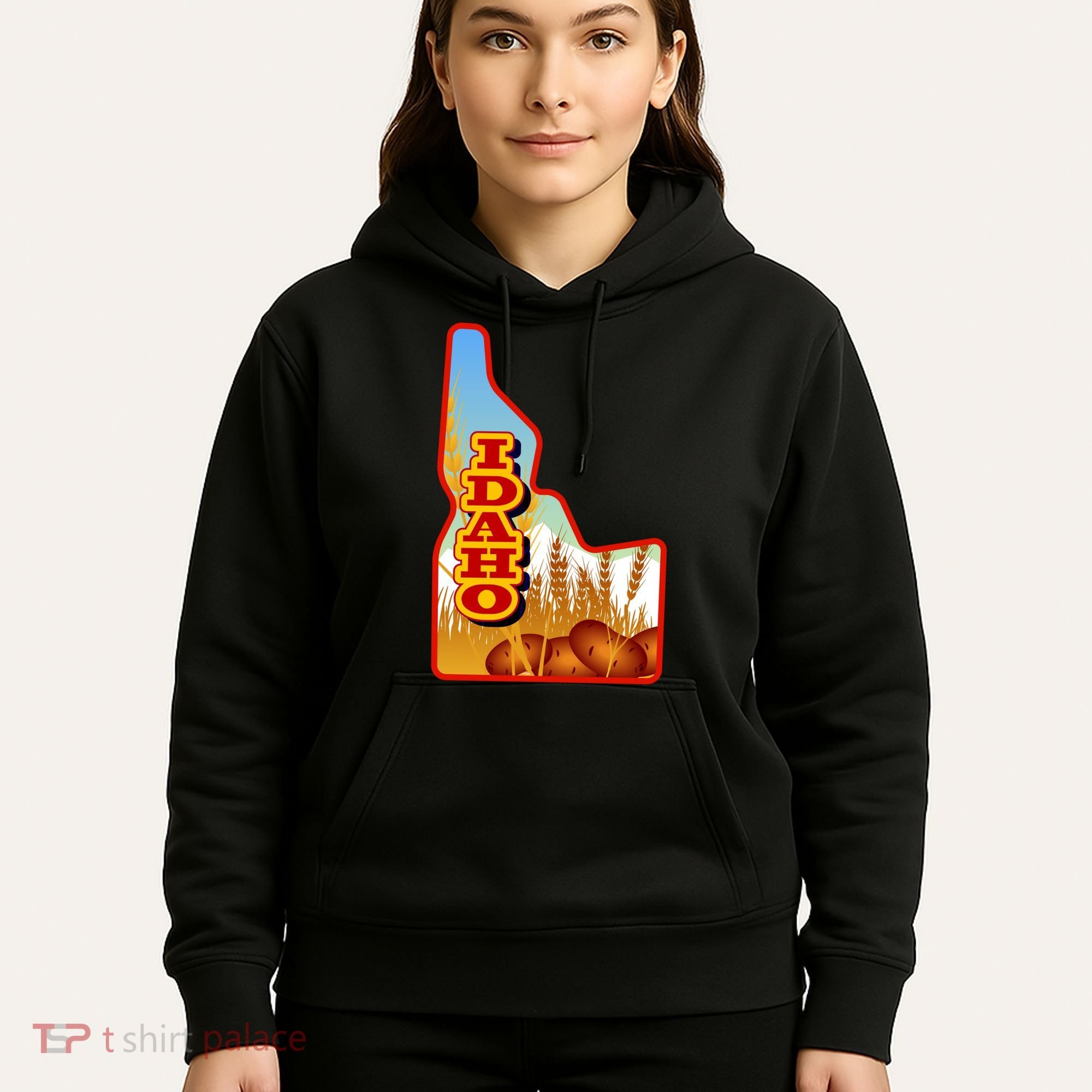 Idaho Potatoes State Outline Hoodie