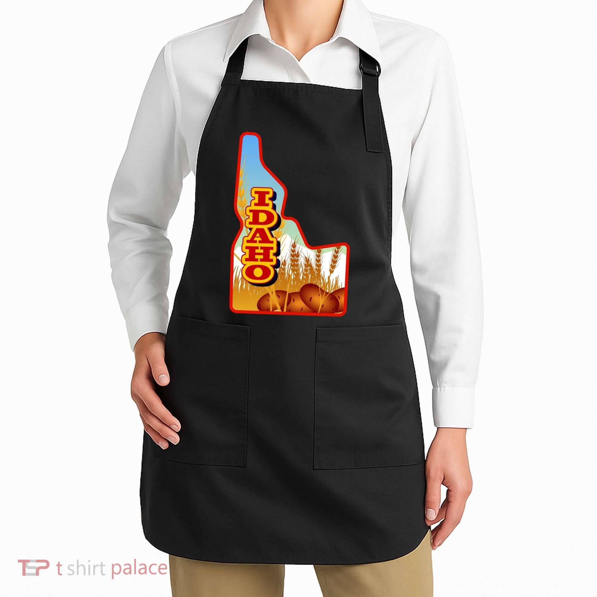 Idaho Potatoes State Outline Apron