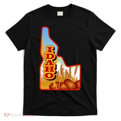 Idaho Potatoes State Outline T-Shirt
