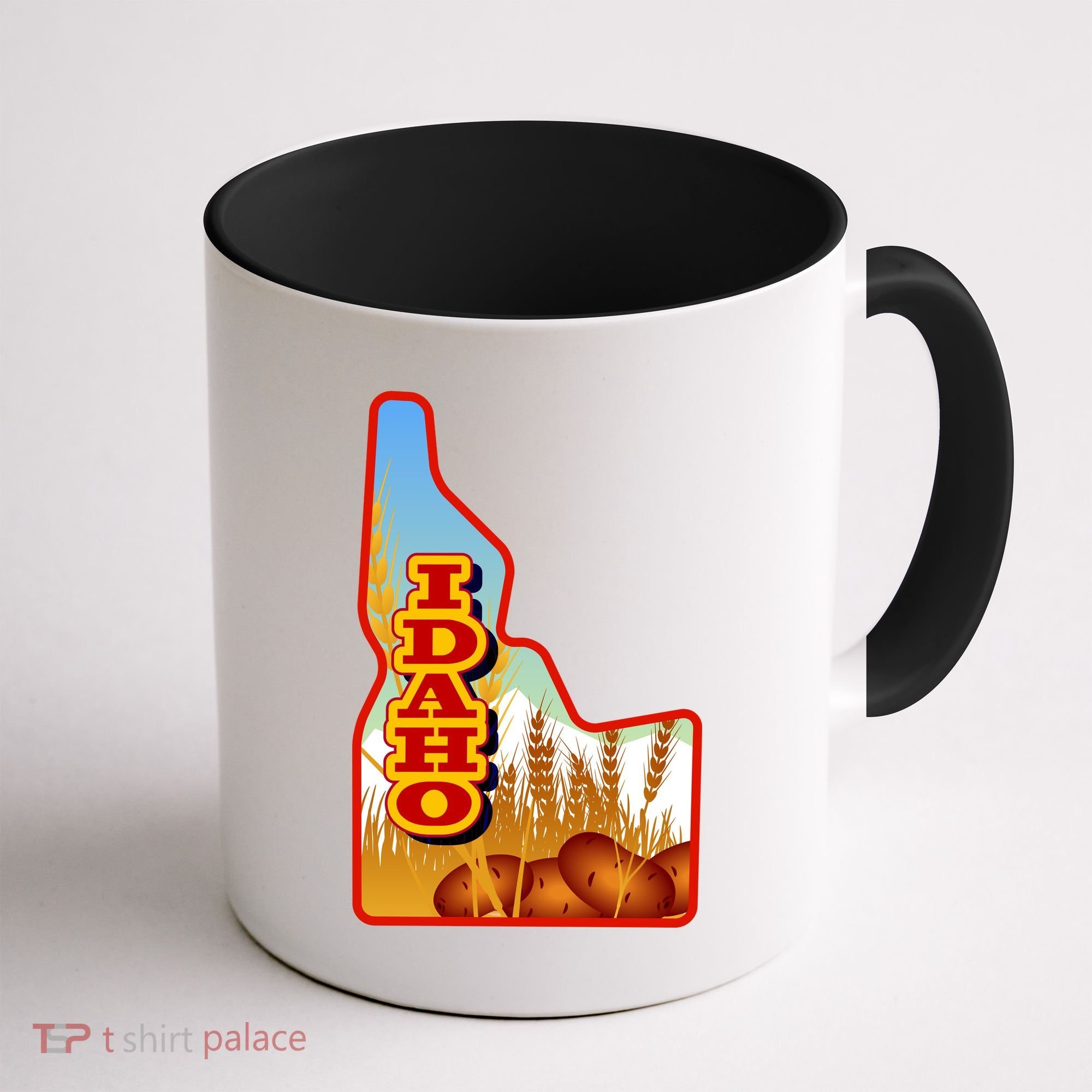 Idaho Potatoes State Outline Coffee Mug