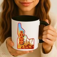 Idaho Potatoes State Outline Coffee Mug thumb 3