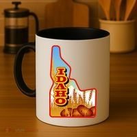 Idaho Potatoes State Outline Coffee Mug thumb 4