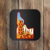 Idaho Potatoes State Outline Coaster thumb 0
