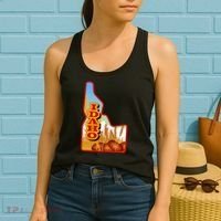 Idaho Potatoes State Outline Women's Tank Top thumb 2