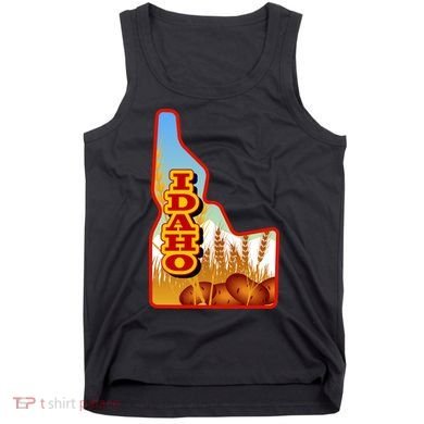 Idaho Potatoes State Outline Tank Top
