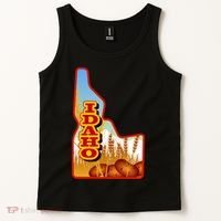 Idaho Potatoes State Outline Tank Top thumb 2